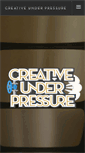 Mobile Screenshot of creativeunderpressure.com